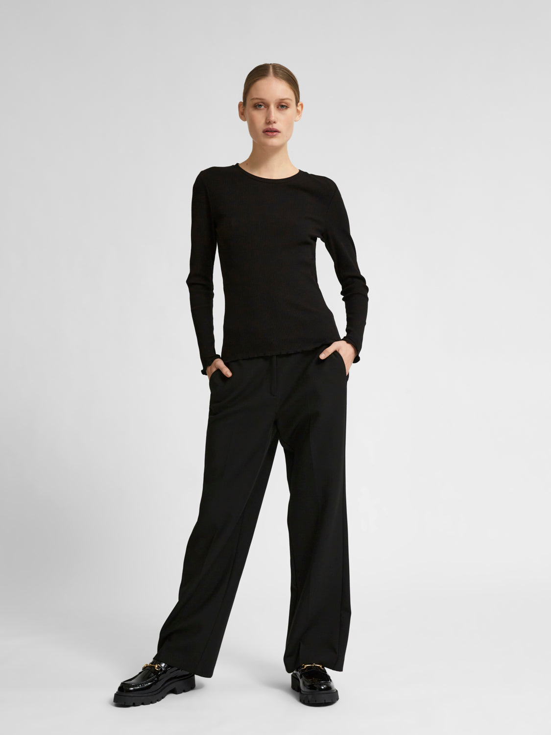 SLFANNA T-Shirt - black